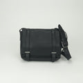 Hermes Steve Caporal 27 Shoulder Bag Taurillon Clemence Noir Black Silver