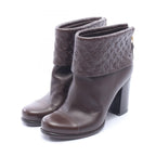 Louis Vuitton Boots Monogram Ankle Leather Short