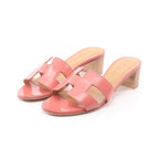 Hermes Mules Oasis Patent Leather Sandals