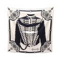 Hermes Scarf Carre Preche Brandebourgs Tattoo Beads Sequins Silk