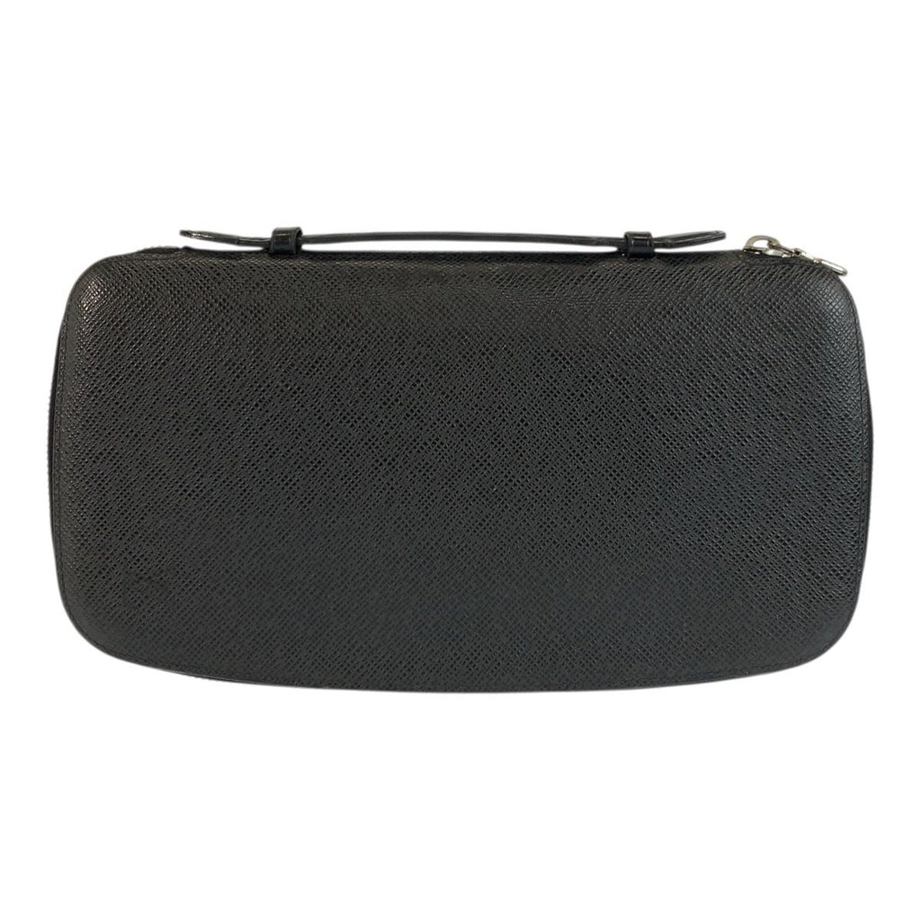 Louis Vuitton Taiga Organizer Atl Black Silver Wallet