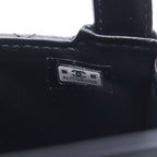 Chanel Shoulder Bag Quilted Black Lambskin Mini Shopping — view 5