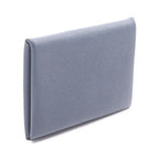 Hermes Coin Case Calvi Blue Nuit Leather — view 2