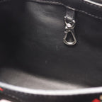 Louis Vuitton Handbag Capucines PM Blossom 2-Way Noir Floral Leather — view 7