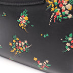 Louis Vuitton Handbag Capucines PM Blossom 2-Way Noir Floral Leather — view 9