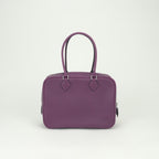 Hermes Plume 28 Tote Evercolor Anemone Pink Purple Silver Handbag — view 3