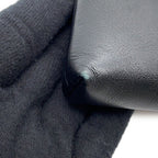 Celine Handbag Triomphe Wiltern Clutch Leather Black — view 9