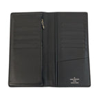 Louis Vuitton Taiga Portefeuille Brazza Noir Black Wallet — view 4