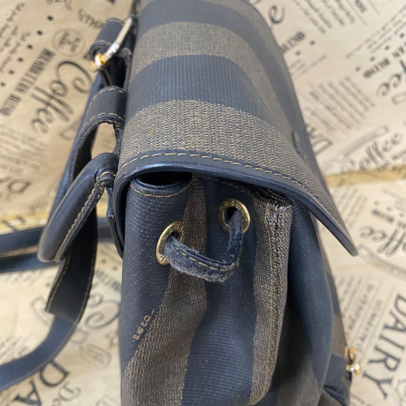 Fendi Vintage Pecan Backpack Brown — view 7