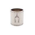 Hermes Scarf Ring Horse Shoe Silver