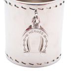 Hermes Scarf Ring Horse Shoe Silver — view 7