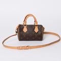 Louis Vuitton Nano Speedy Handbag 2-Way Bag Monogram