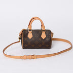 Louis Vuitton Nano Speedy Handbag 2-Way Bag Monogram