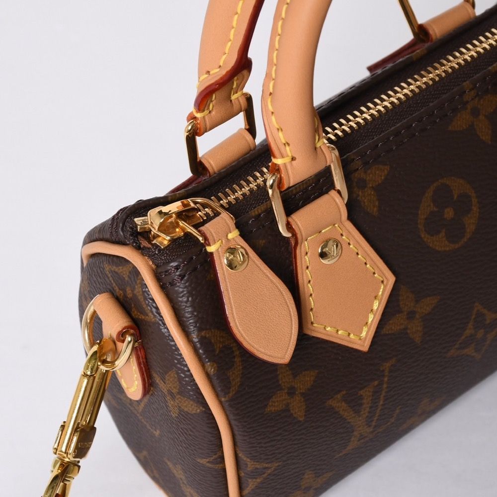 Louis Vuitton Nano Speedy Handbag 2-Way Bag Monogram — view 4