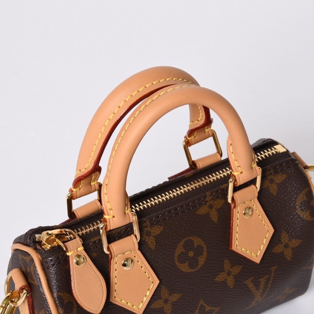 Louis Vuitton Nano Speedy Handbag 2-Way Bag Monogram — view 3