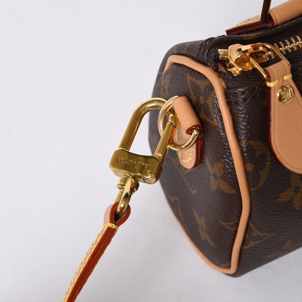 Louis Vuitton Nano Speedy Handbag 2-Way Bag Monogram — view 5