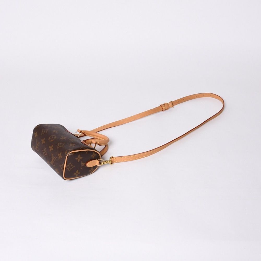Louis Vuitton Nano Speedy Handbag 2-Way Bag Monogram — view 7