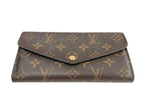 Louis Vuitton Wallet Porte Feuille Sarah Brown Fuchsia Monogram Bifold