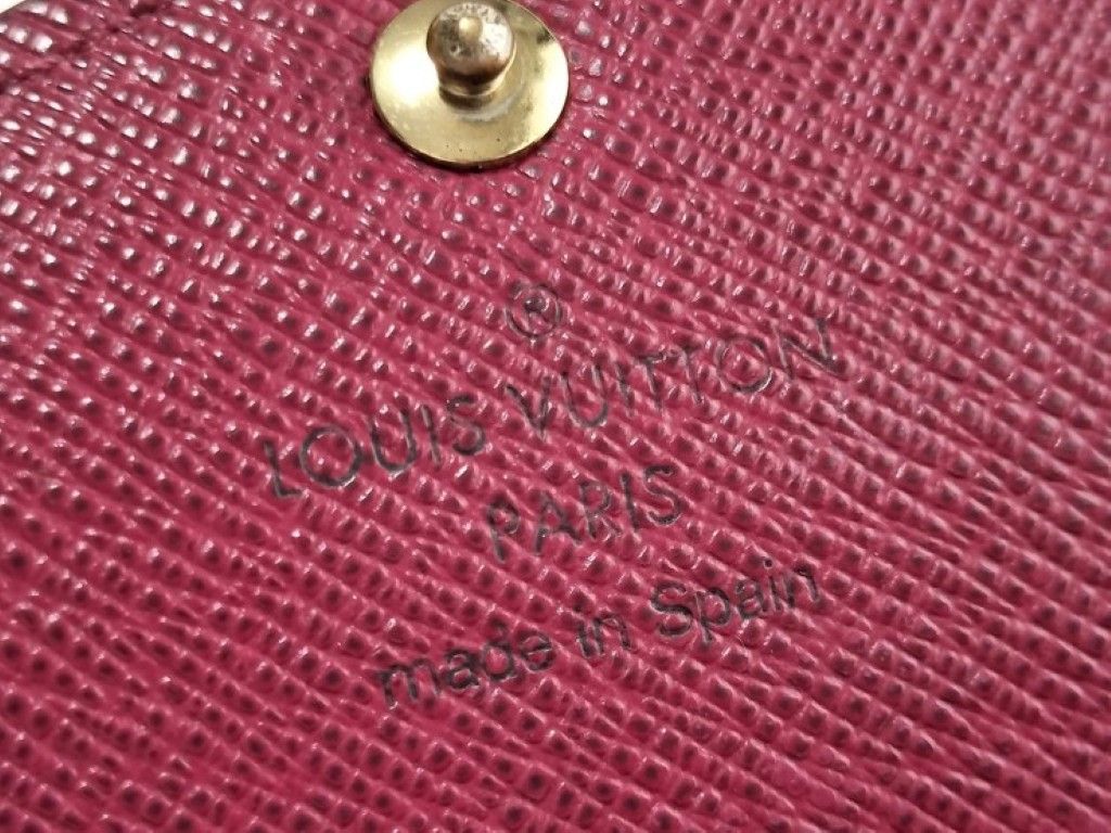 Louis Vuitton Wallet Porte Feuille Sarah Brown Fuchsia Monogram Bifold — view 7