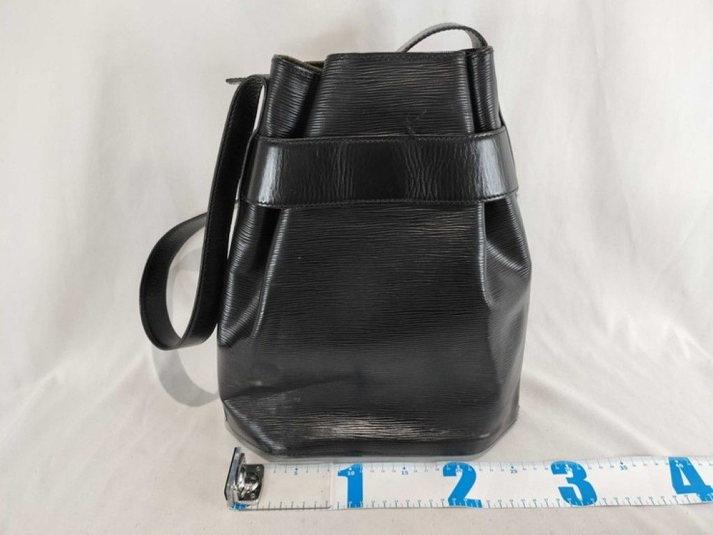 Louis Vuitton Shoulder Bag Sac Deport Noir Epi — view 2