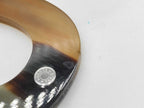 Hermes Necklace Ismu Brown Buffalo Horn Series Button — view 4