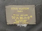 Louis Vuitton Shawl Monogram Black Silk 60% Wool Scarf — view 3