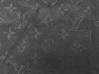 Louis Vuitton Shawl Monogram Black Silk 60% Wool Scarf — view 4