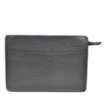 Louis Vuitton Pochette Homme Clutch Handbag Epi Black