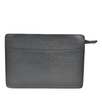 Louis Vuitton Pochette Homme Clutch Handbag Epi Black