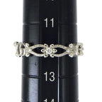 Gucci Ring Flora Double Flower Diamond 18k White Gold