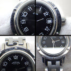 Hermes Watch Black Dial Date SS Quartz Analog — view 6