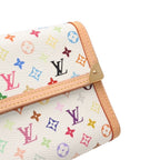 Louis Vuitton Porte Tresor International Wallet Takashi Murakami White — view 5