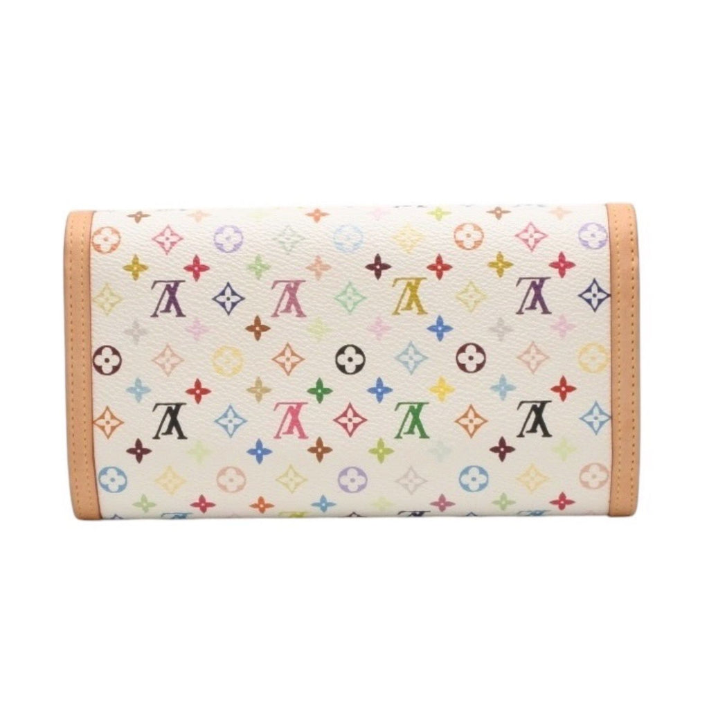 Louis Vuitton Porte Tresor International Wallet Takashi Murakami White — view 2