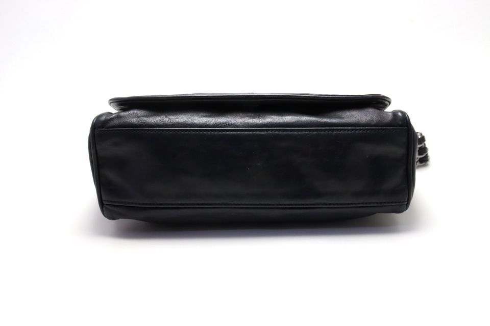 Chanel Jumbo CC Logo Leather Shoulder Bag — view 3
