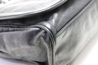 Chanel Jumbo CC Logo Leather Shoulder Bag — view 4
