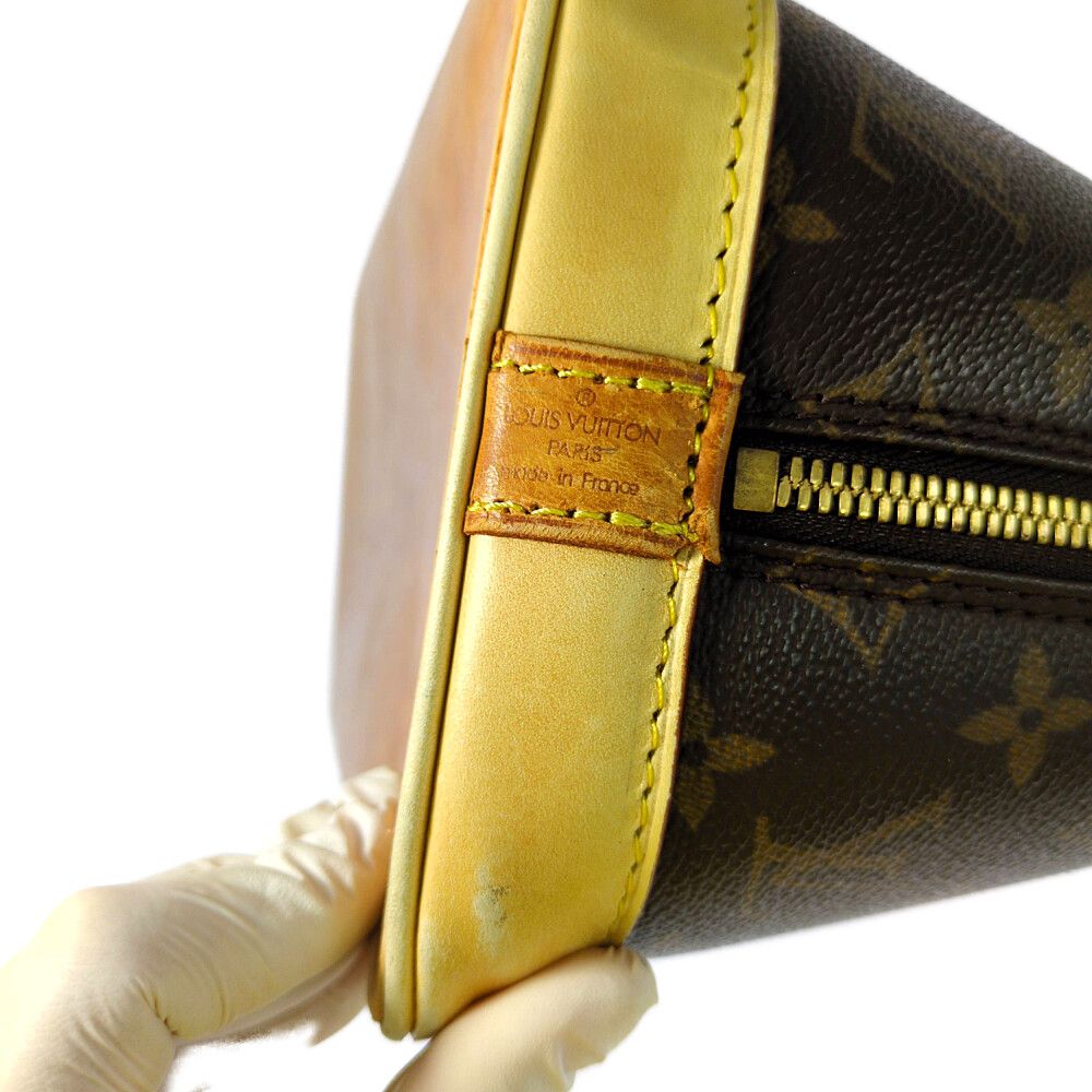 Louis Vuitton Monogram Alma Drawstring Handbag Brown All — view 8