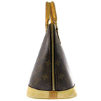 Louis Vuitton Monogram Alma Drawstring Handbag Brown All — view 4
