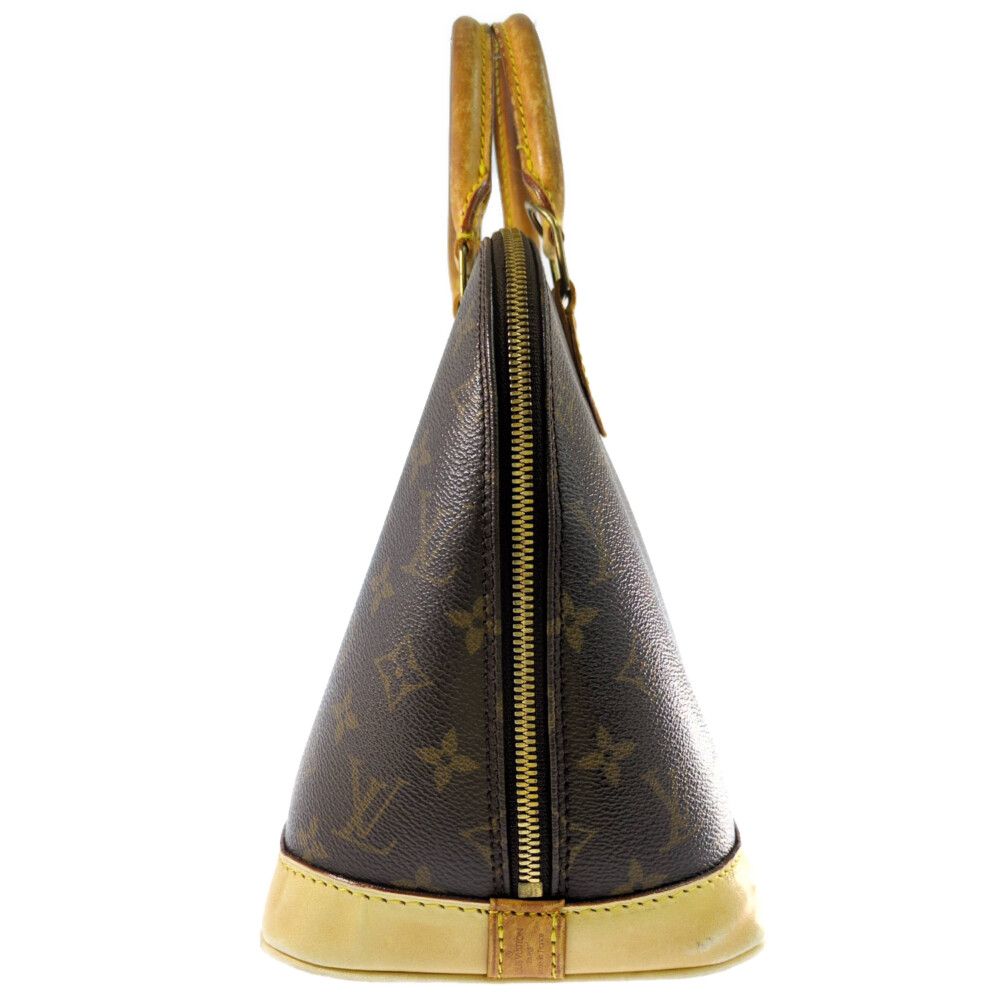 Louis Vuitton Monogram Alma Drawstring Handbag Brown All — view 4