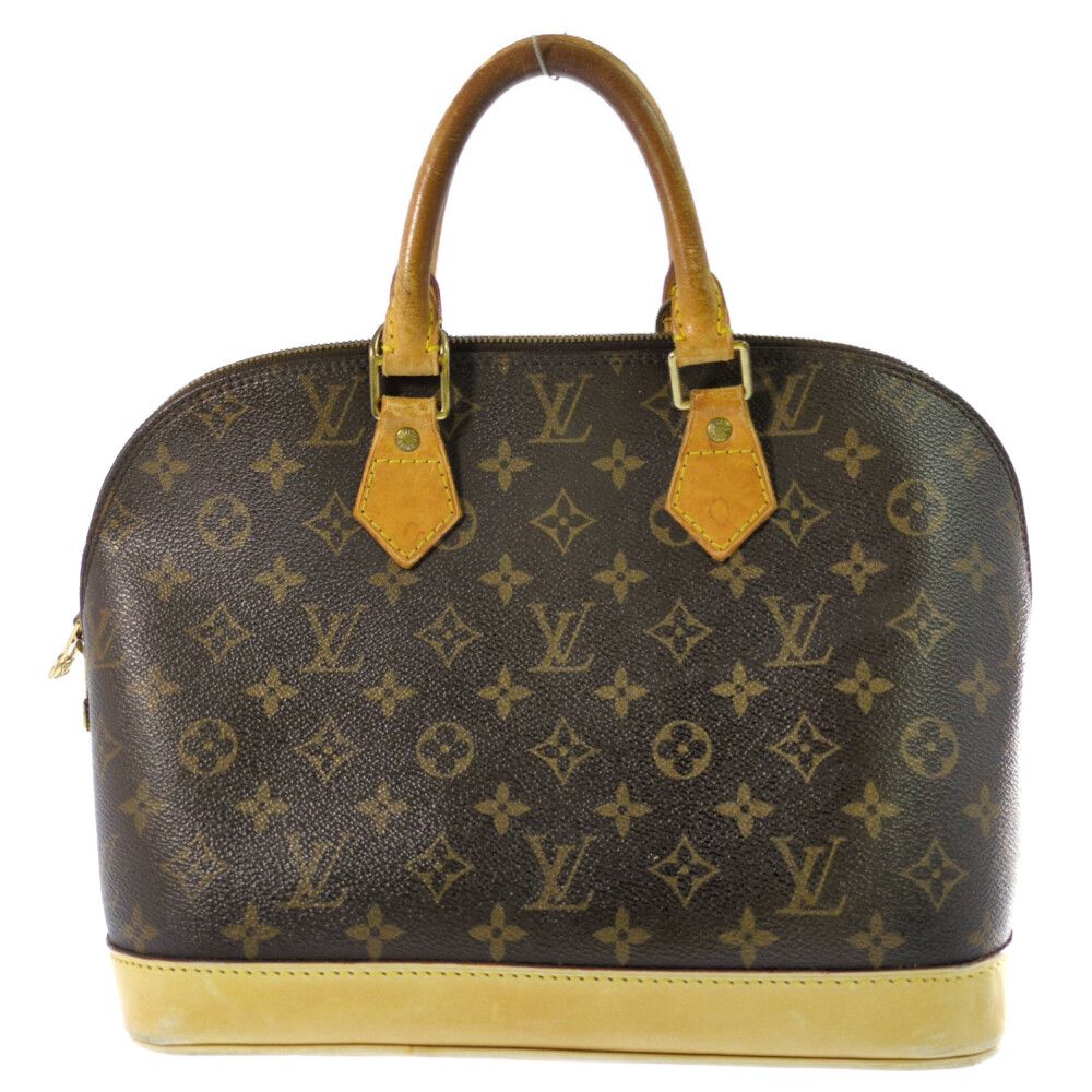 Louis Vuitton Monogram Alma Drawstring Handbag Brown All — view 3