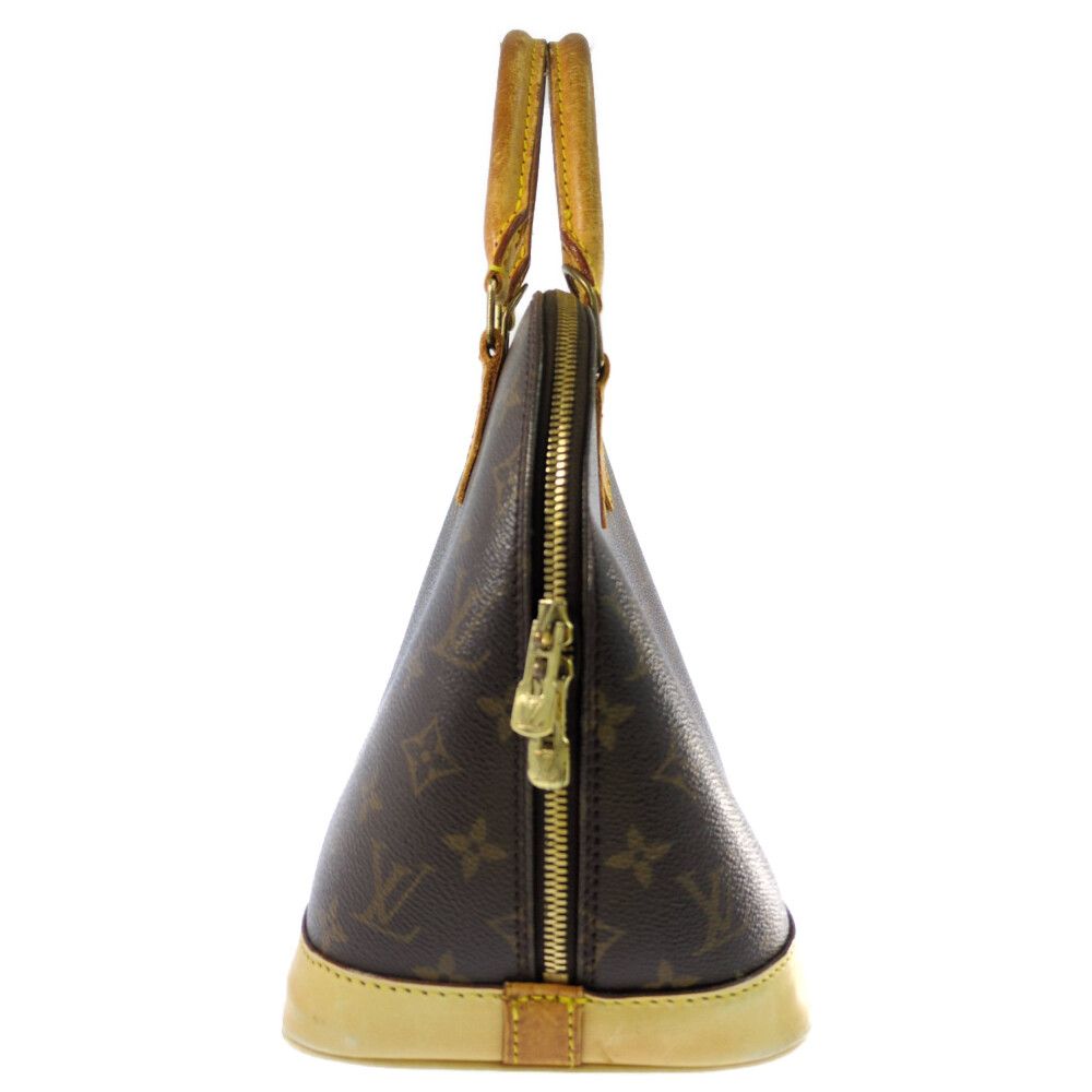 Louis Vuitton Monogram Alma Drawstring Handbag Brown All — view 2