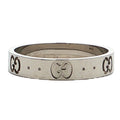 Gucci Icon Ring 18k White Gold 58