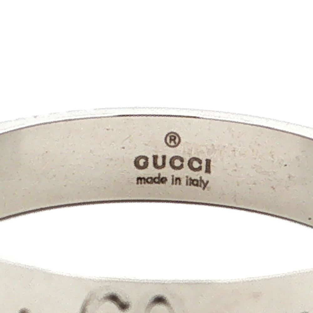 Gucci Icon Ring 18k White Gold 58 — view 4