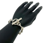 Hermes Chaine D'ancre GM 13 Pieces 925 Sterling Silver Chain Bracelet — view 2