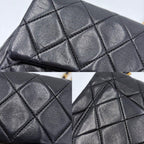 Chanel Shoulder Bag Mini Quilted Chain Turnlock Crossbody Mini Vintage CC Logo — view 7