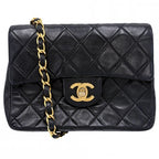 Chanel Shoulder Bag Mini Quilted Chain Turnlock Crossbody Mini Vintage CC Logo