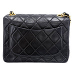 Chanel Shoulder Bag Mini Quilted Chain Turnlock Crossbody Mini Vintage CC Logo — view 2