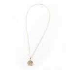 Hermes 750 Series Necklace Pendant Silver Yellow Gold — view 2