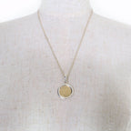 Hermes 750 Series Necklace Pendant Silver Yellow Gold — view 3