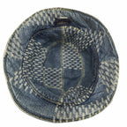 Louis Vuitton Bonnet Damier Giant Wave Monogram Cotton 100% Reversible Denim — view 7