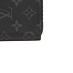 Louis Vuitton Zippy Wallet Vertical Monogram Eclipse Black — view 6